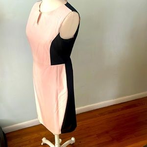 Elegant pink and black dress